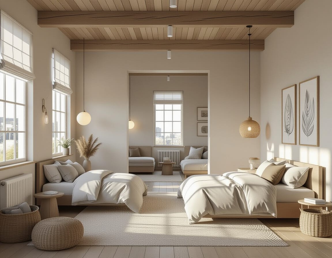 Spacious family room